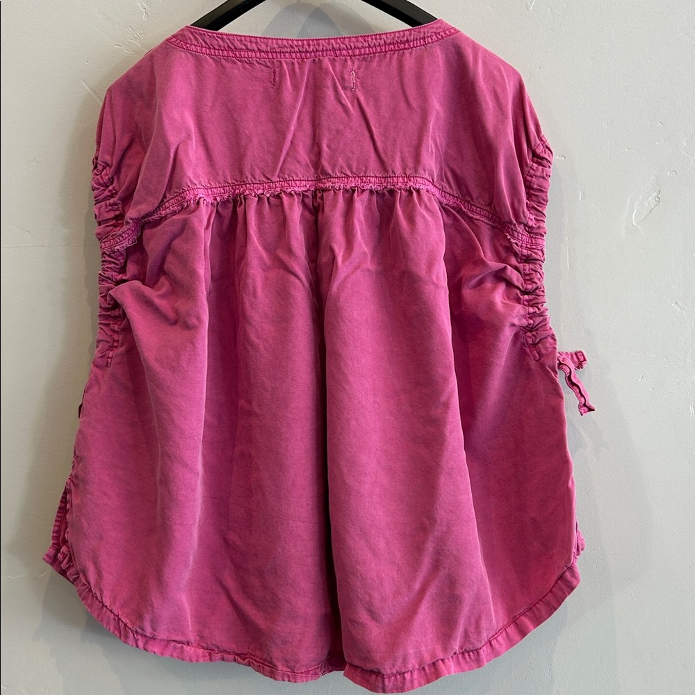 Free People Summer Love Henley Top - Picture 7 of 9